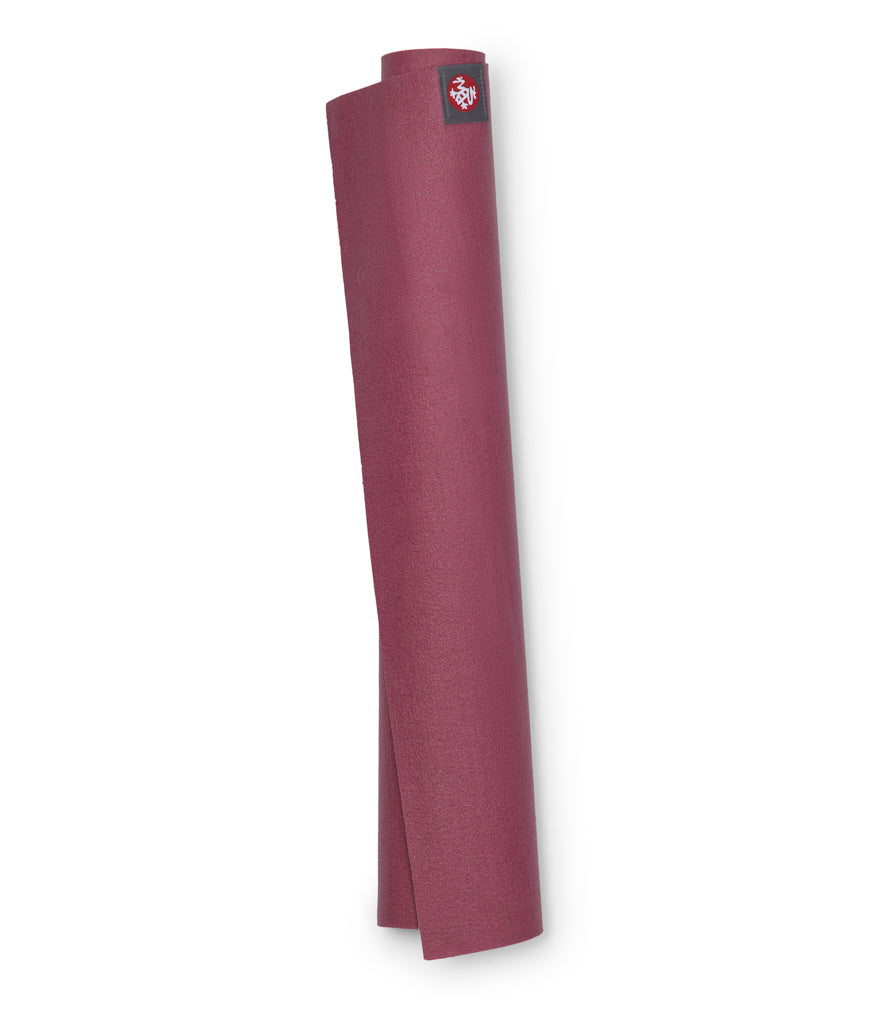 Manduka eKO Superlite 1.5mm Yoga Mat - Elderberry Dip - rolled vertical | Eco Yoga Store