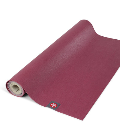 Manduka eKO Superlite 1.5mm Yoga Mat - Elderberry Dip - part rolled | Eco Yoga Store