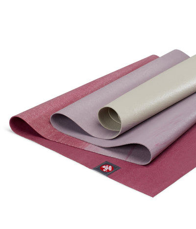 Manduka eKO Superlite 1.5mm Yoga Mat - Elderberry Dip - folded | Eco Yoga Store