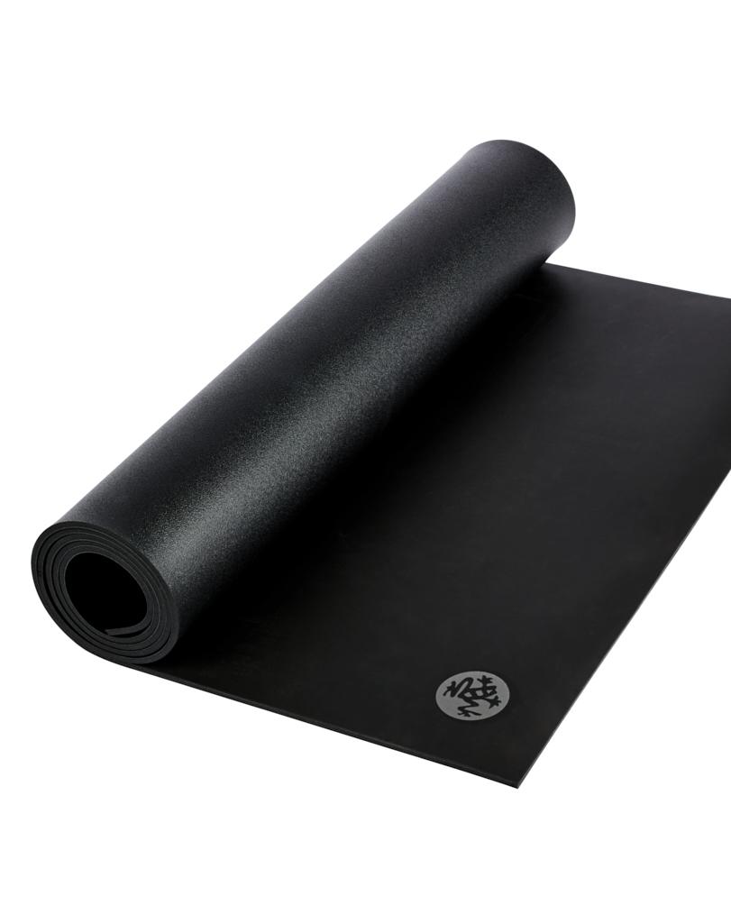 Manduka GRP Adapt 5mm Yoga Mat - Black - part rolled | Eco Yoga Store