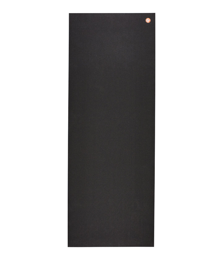 Manduka PRO 6mm Yoga Mat - Black - unfurled | Eco Yoga Store