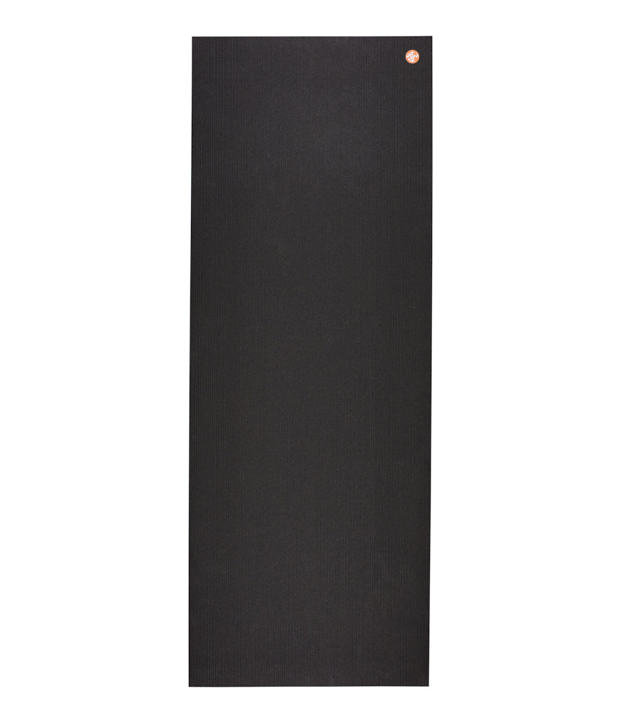 Manduka PRO 6mm Yoga Mat - Black - unfurled | Eco Yoga Store