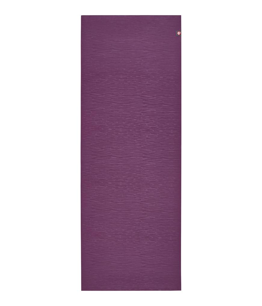 Manduka eKOLite 5mm Yoga Mat - Acai Midnight - unfurled | Eco Yoga Store