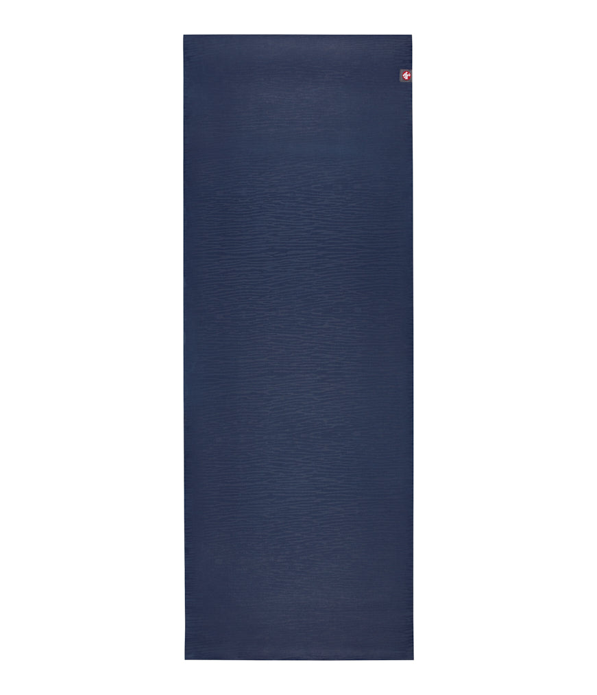 Manduka eKO 5mm Long Yoga Mat - Midnight - unfurled | Eco Yoga Store