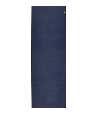 Manduka eKOLite 4mm Yoga Mat - Midnight - unfurled | Eco Yoga Store