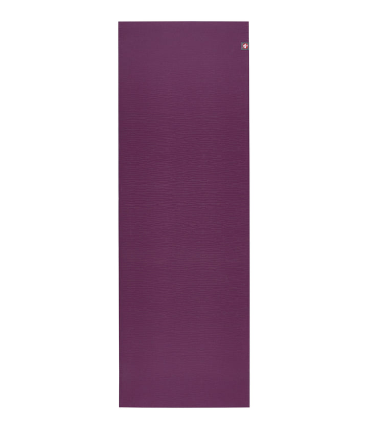 Manduka eKOLite 4mm Long Yoga Mat - Acai Midnight - unfurled | Eco Yoga Store