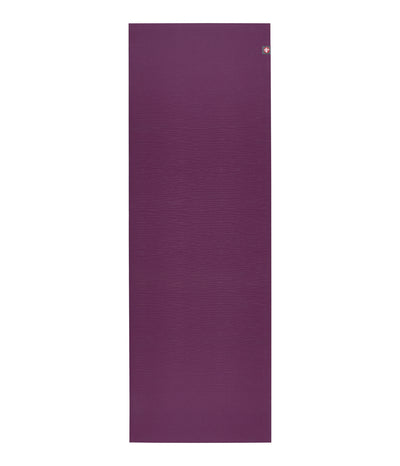 Manduka eKOLite 4mm Long Yoga Mat - Acai Midnight - unfurled | Eco Yoga Store