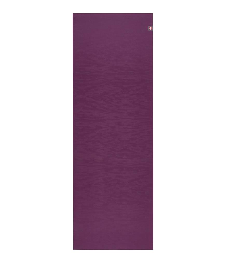 Manduka eKOLite 4mm Yoga Mat - Acai Midnight - unfurled | Eco Yoga Store