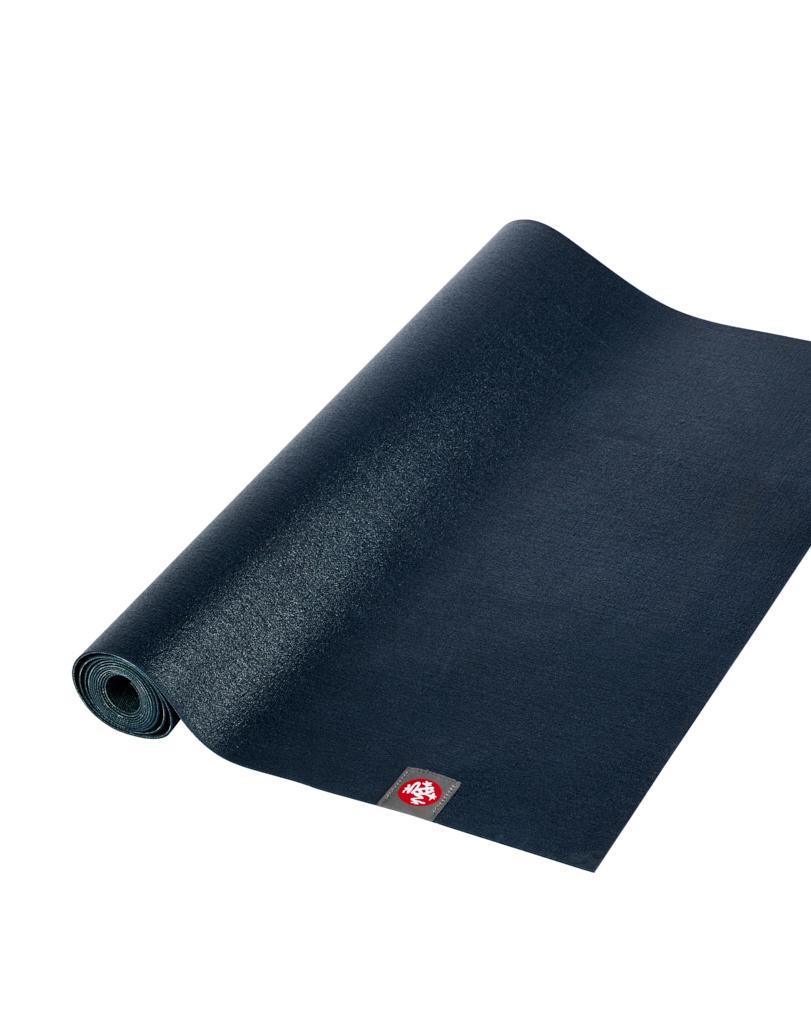Manduka eKO Superlite 1.5mm Yoga Mat - Midnight - part rolled | Eco Yoga Store