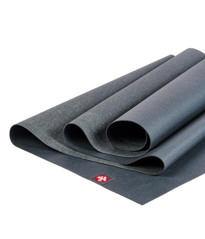 Manduka eKO Superlite 1.5mm Yoga Mat - Charcoal - folded | Eco Yoga Store