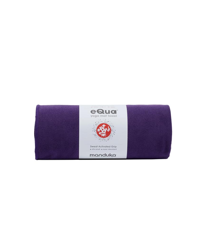 Manduka eQua Mat Towel - Magic - rolled | Eco Yoga Store