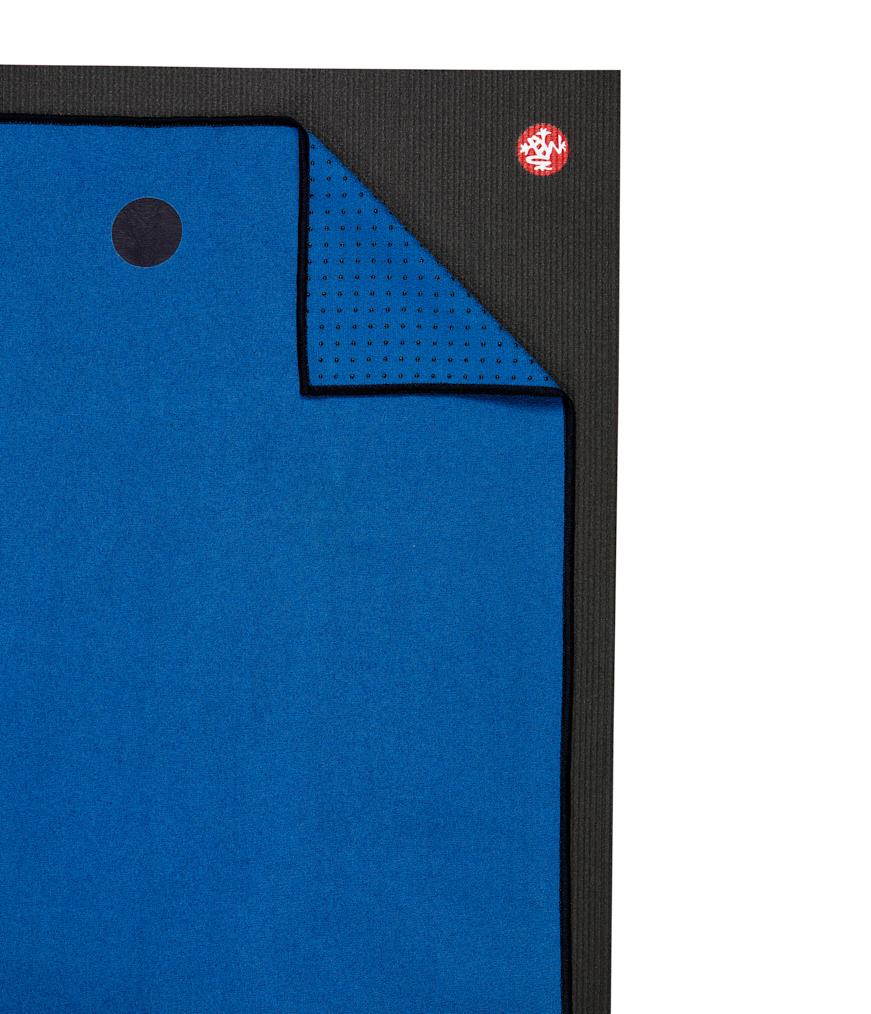 Manduka Yogitoes Skidless Yoga Mat Towel - Chakra Print Blue 2.0