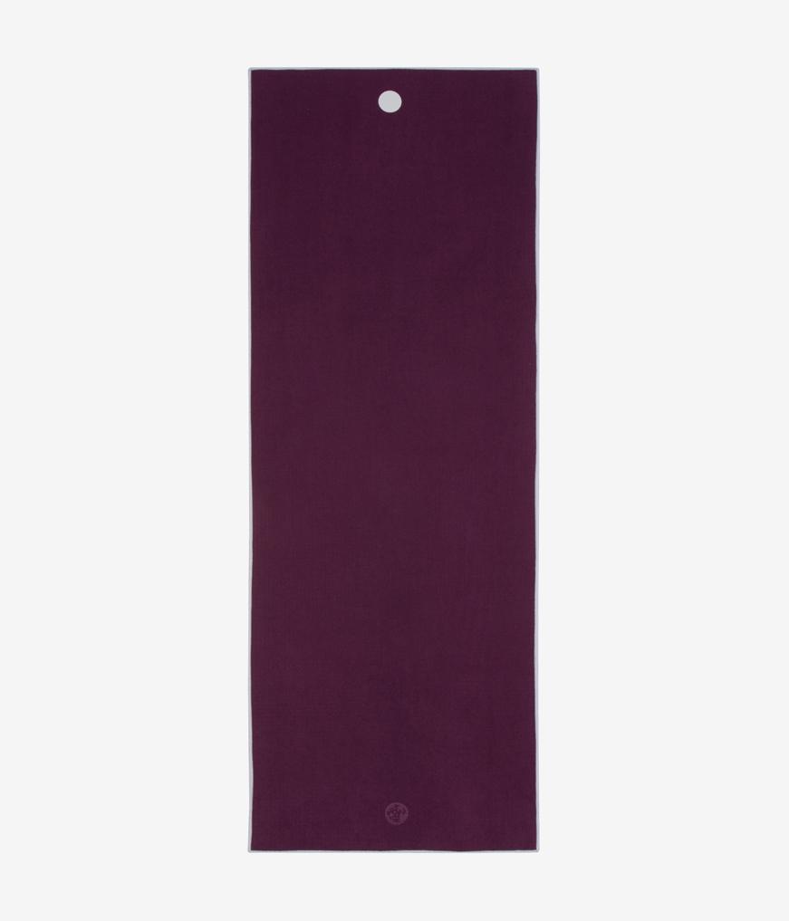 Manduka Yogitoes Mat Towel - Indulge - lying flat | Eco Yoga Store