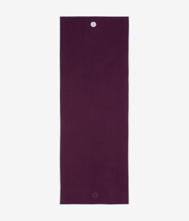 Manduka Yogitoes Mat Towel - Indulge - lying flat | Eco Yoga Store