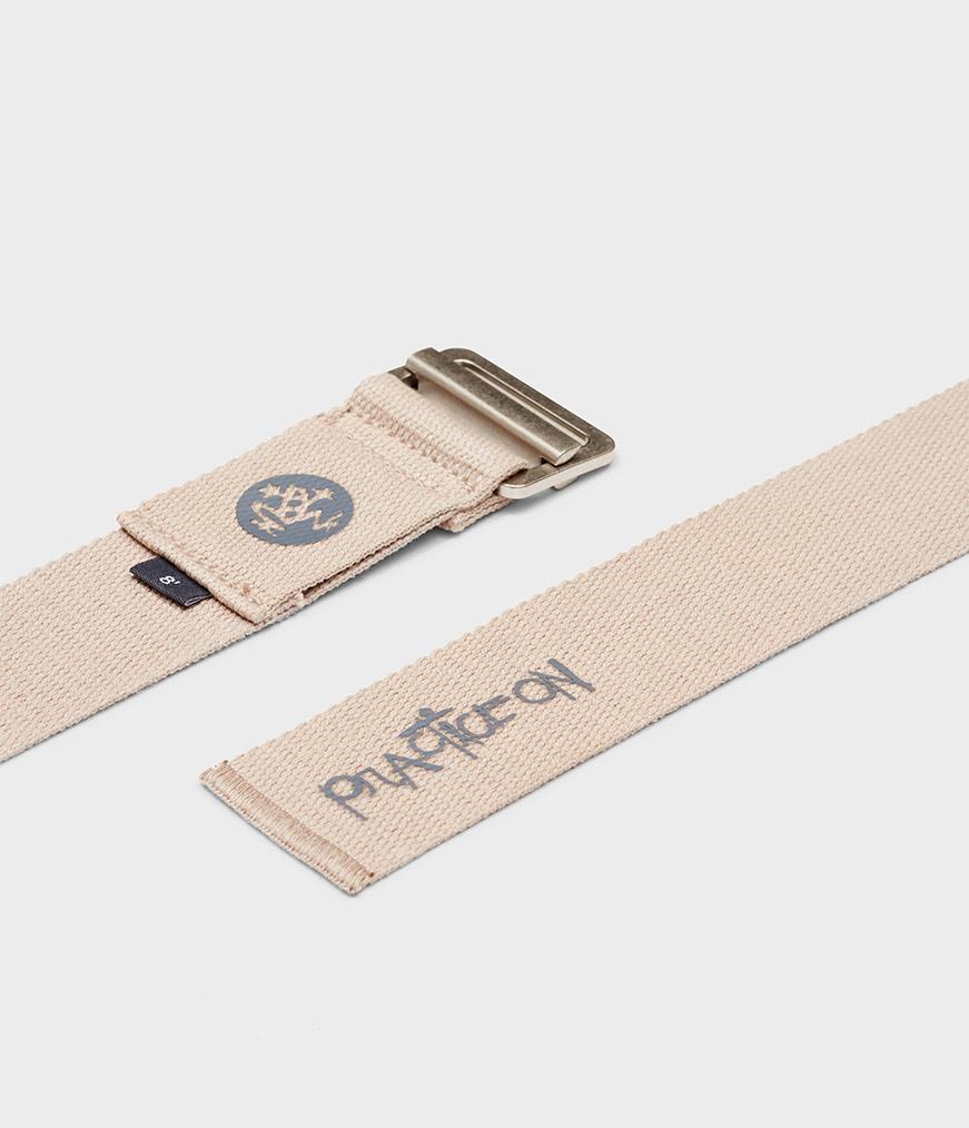 Manduka Align Yoga Strap - Presence - buckle detail | Eco Yoga Store