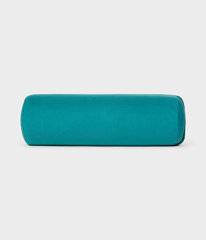 Manduka Enlight Round Bolster - Deep Sea - horizintal | Eco Yoga Store