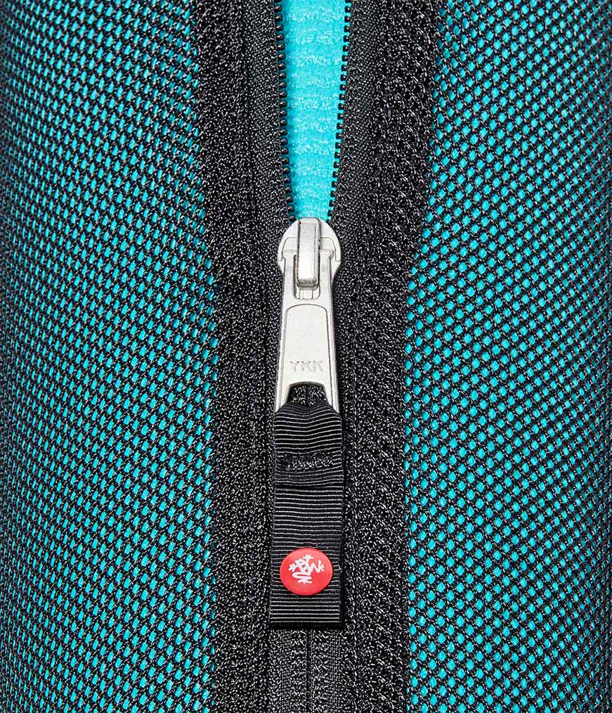 Manduka Breathe Easy Yoga Mat Bag - Thunder - zip | Eco Yoga Store