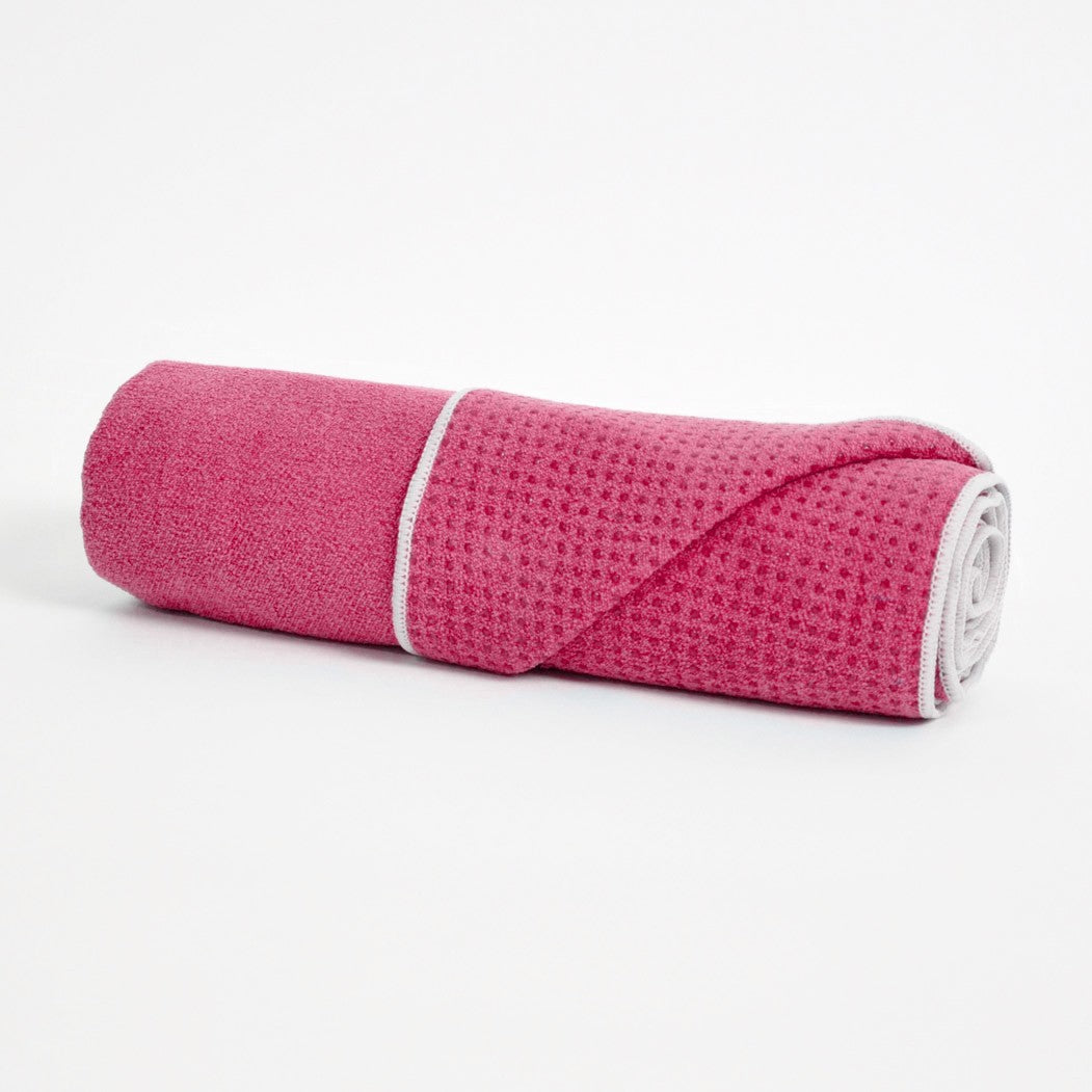 TRIBE Get a Grip Towel - Sangria | Eco Yoga Store
