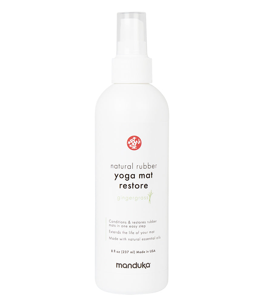 Manduka Mat Wash - Natural Rubber - Gingergrass - 237ml bottle | Eco Yoga Store