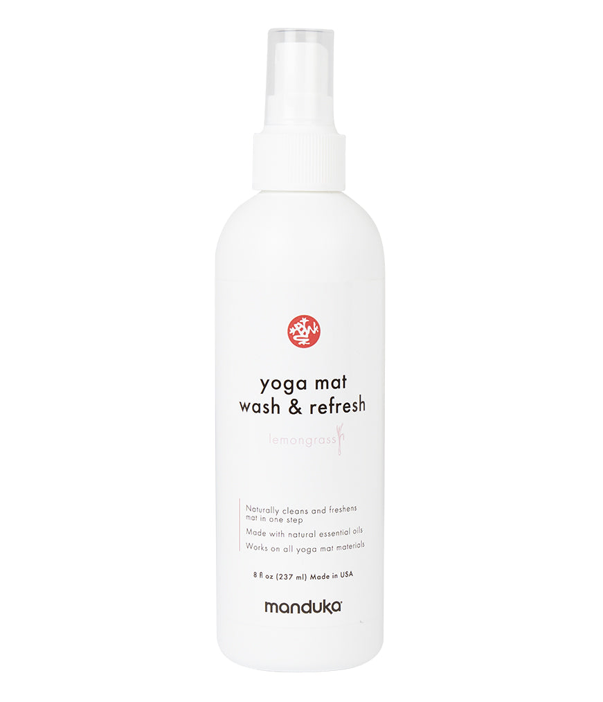 Manduka Mat Wash - All Purpose - Lemongrass - 237ml bottle | Eco Yoga Store