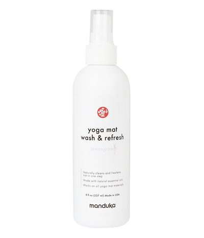 Manduka Mat Wash - All Purpose - Lemongrass - 237ml bottle | Eco Yoga Store