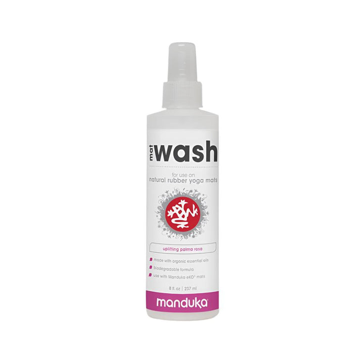 Manduka Mat Wash - Natural Rubber - Palma Rosa - 237ml bottle | Eco Yoga Store