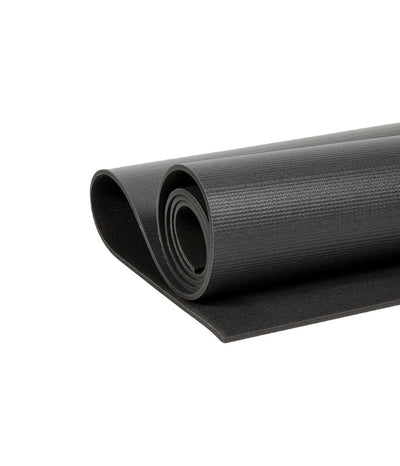 Manduka PRO 6mm Extra Large - Long & Wide - Black - folded | Eco Yoga Store