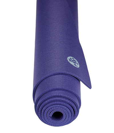 Manduka PROLite 5mm - Purple - rolled end on | Eco Yoga Store