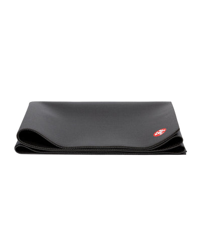 Manduka PRO Travel 2.5mm Long Yoga Mat - Black - folded | Eco Yoga Store