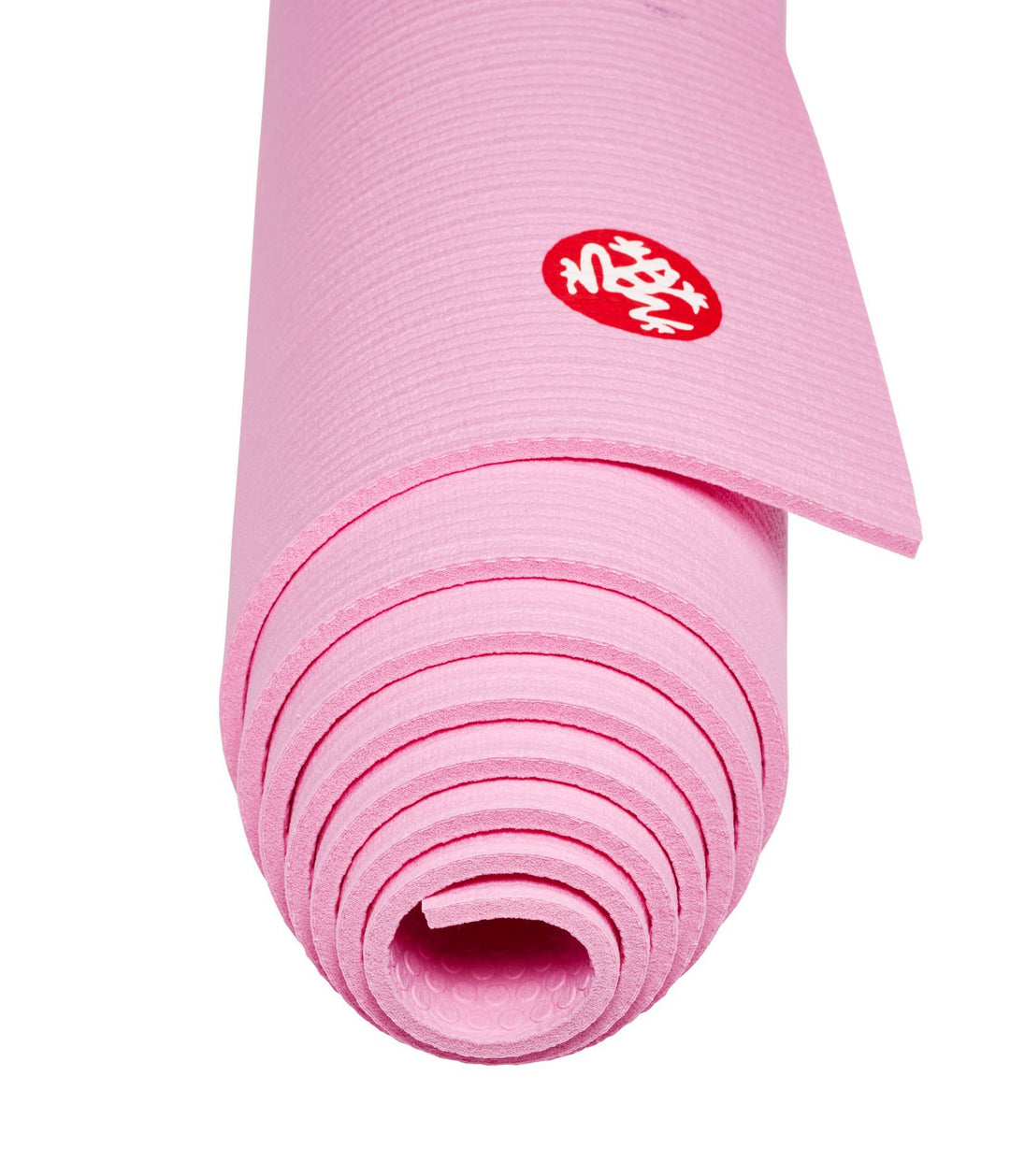 Manduka PROLite 5mm - Fuchsia - rolled end on | Eco Yoga Store