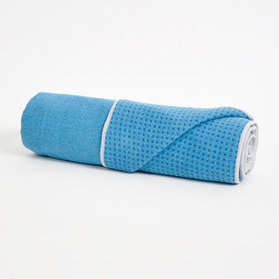 TRIBE Get a Grip Towel - Denim | Eco Yoga Store