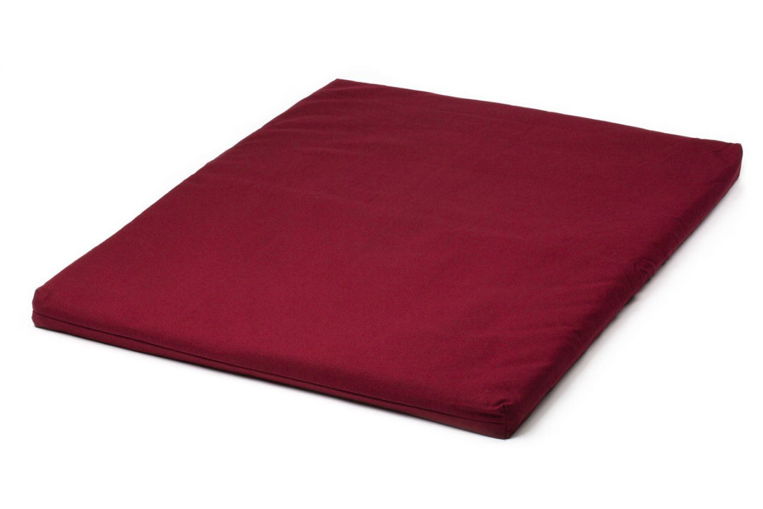 TRIBE - Zabuton Meditation Mat - Maroon | Eco Yoga Store