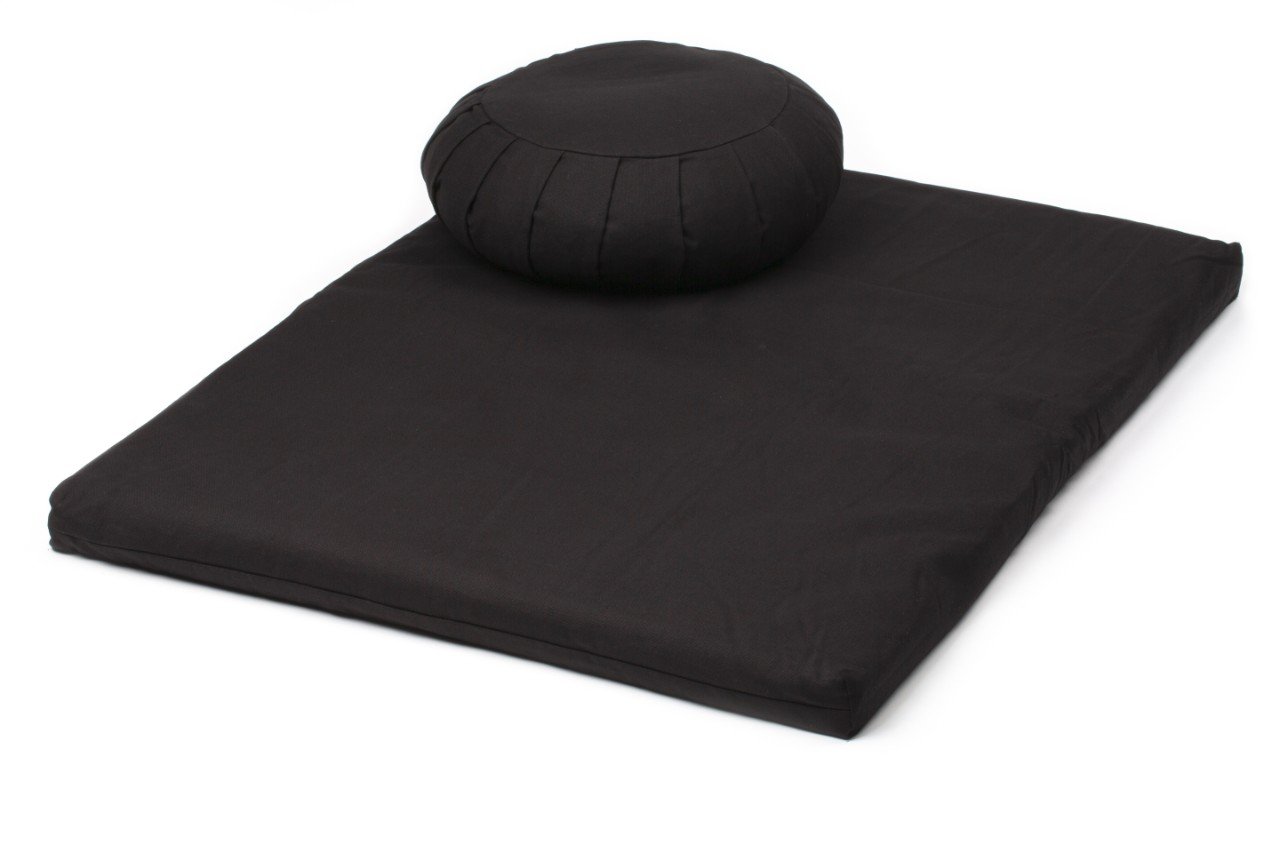 TRIBE - Zafu Meditation Cushion paired with a Zabuton Meditation Mat - Cosmos | Eco Yoga Store