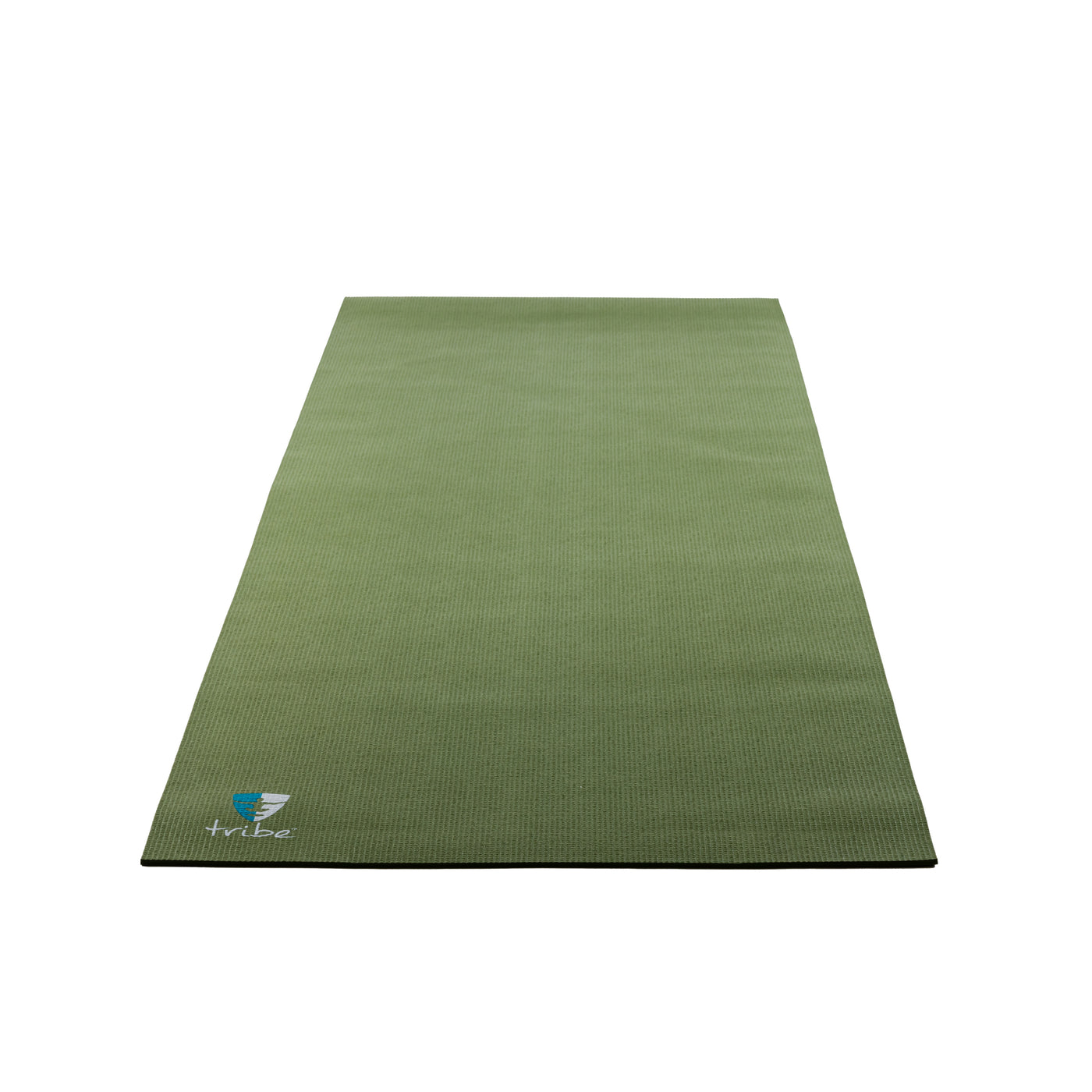 TRIBE ReGen 5mm Yoga Mat - Sage - unfurled | Eco Yoga Store