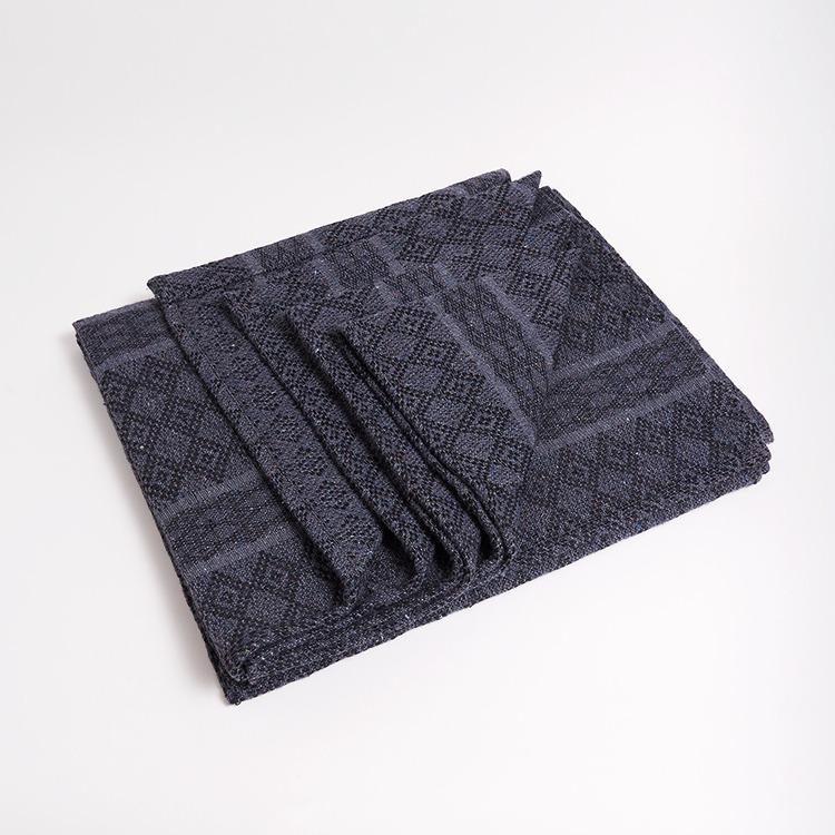 Manduka Cotton Blanket - Thunder - folded without logo | Eco Yoga Store