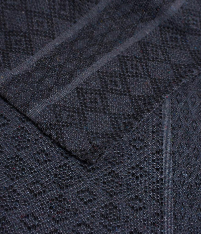 Manduka Cotton Blanket - Thunder - detail | Eco Yoga Store