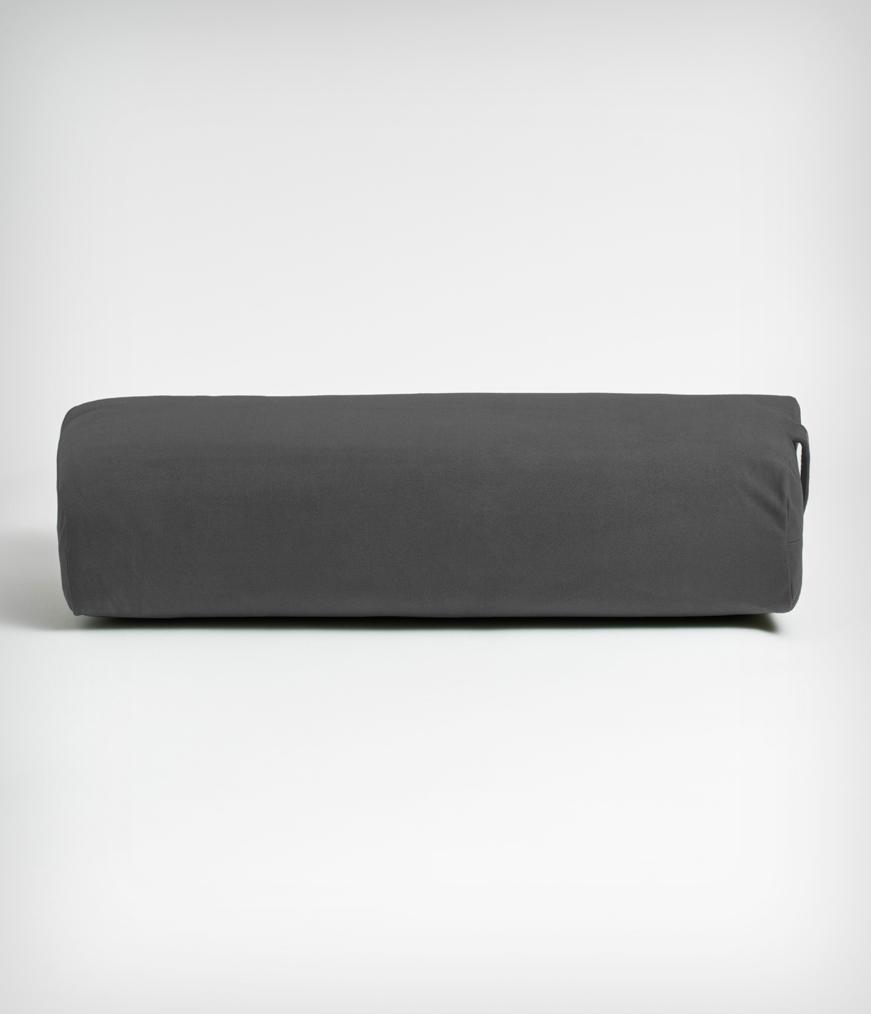 Manduka Enlight Rectangular Bolster - Thunder - horizontal | Eco Yoga Store