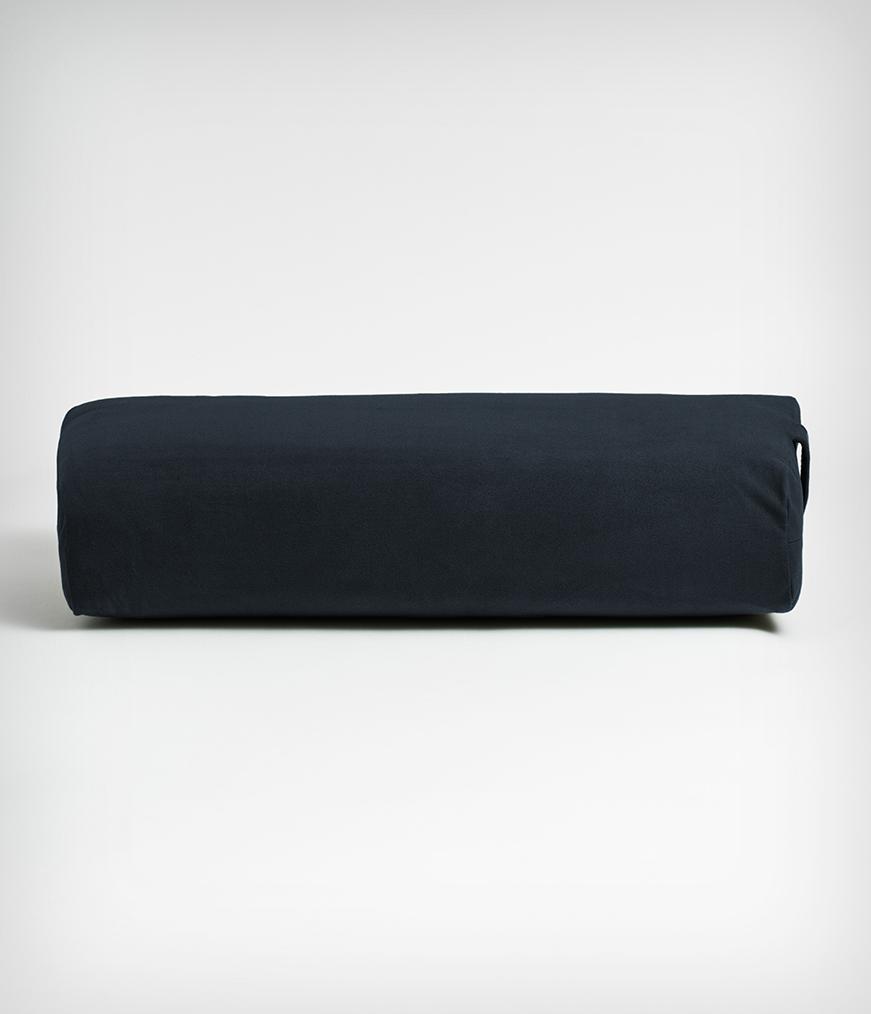 Manduka Enlight Rectangular Bolster - Midnight - horizontal | Eco Yoga Store