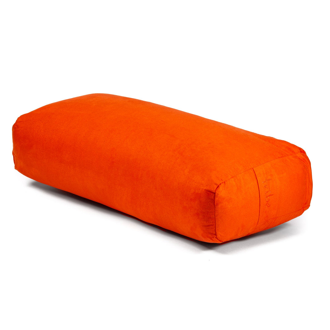 TRIBE Rectangular Bolster - Mandarin - 45 degrees angle | Eco Yoga Store 