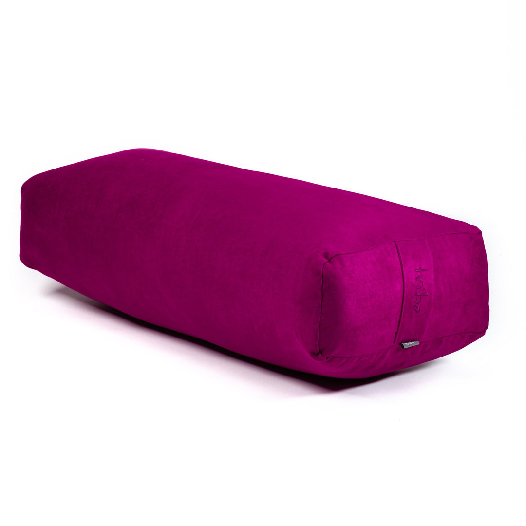 TRIBE Rectangular Bolster - Azalea - 45 degrees angle | Eco Yoga Store 