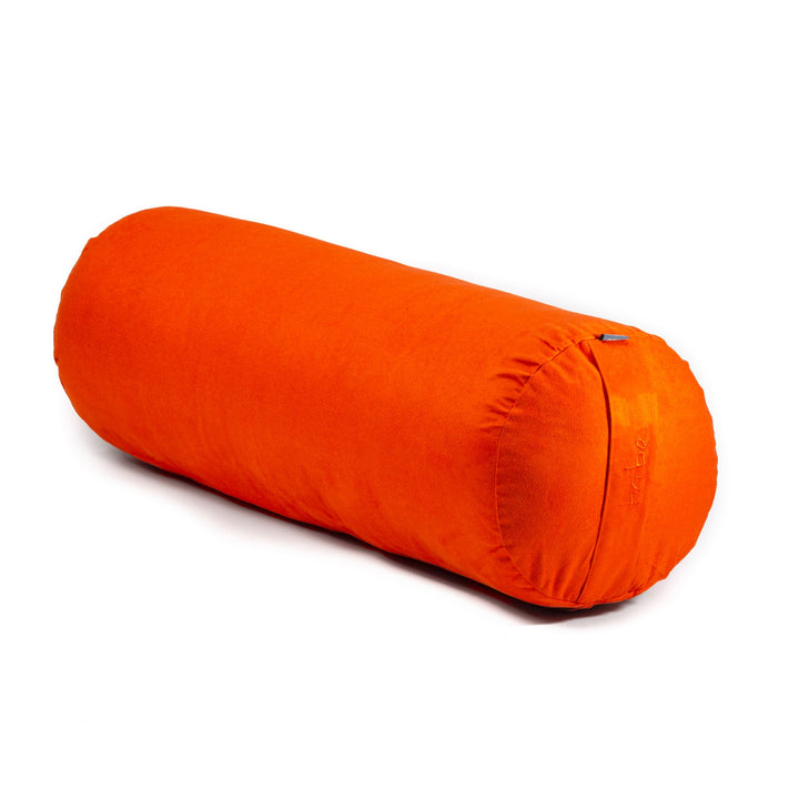 TRIBE Round Bolster - Mandarin - 45 degrees angle | Eco Yoga Store 