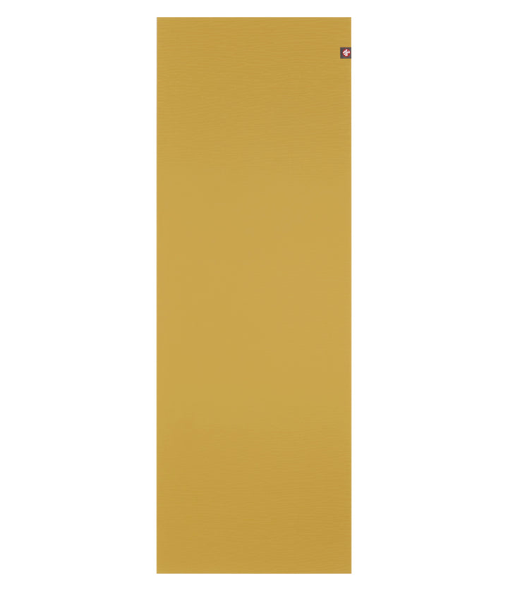 Manduka eKOLite 5mm Yoga Mat - Gold - unfurled | Eco Yoga Store