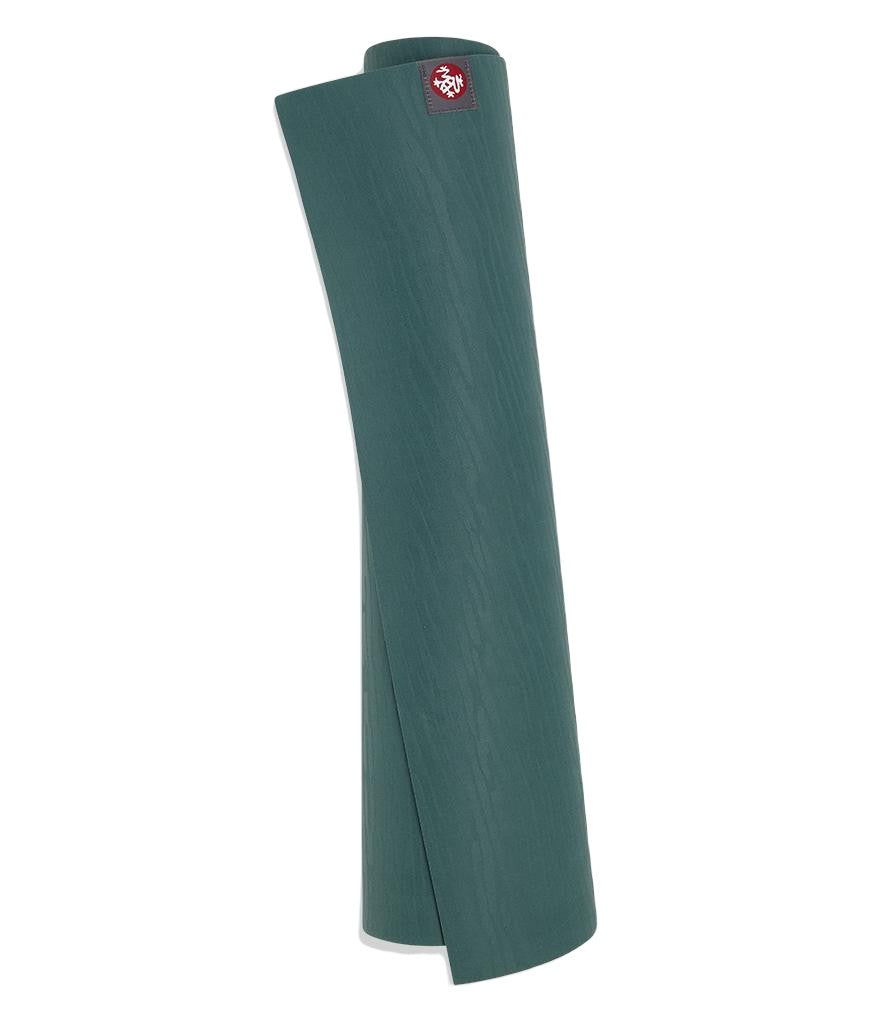 Manduka eKOLite 5mm Yoga Mat - Sage - rolled vertical | Eco Yoga Store