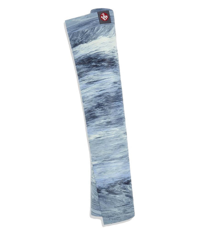 Manduka eKO Superlite 1.5mm Yoga Mat - Sea Foam Marbled - rolled vertical | Eco Yoga Store