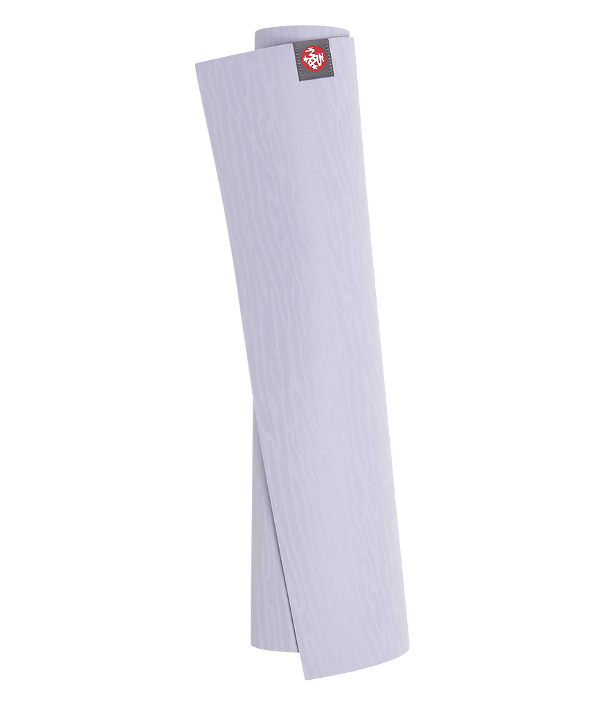 Manduka eKOLite 4mm Yoga Mat - Lavender - rolled vertical | Eco Yoga Store