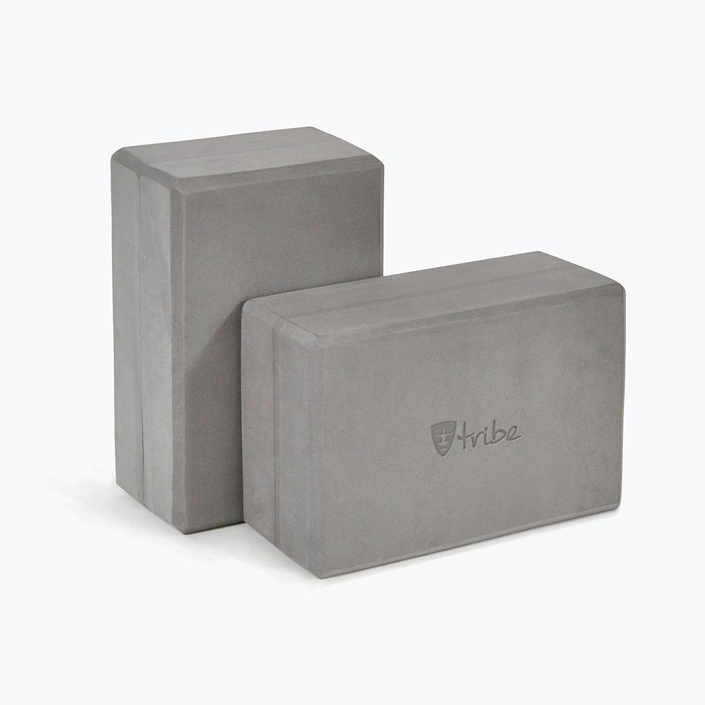 TRIBE Foam Blocks Standard - one vertical & one horizontal | Eco Yoga Store