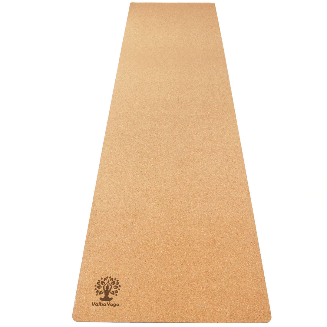 Valka Premium Cork 5mm Yoga Mat - 45 degree angle | Eco Yoga Store