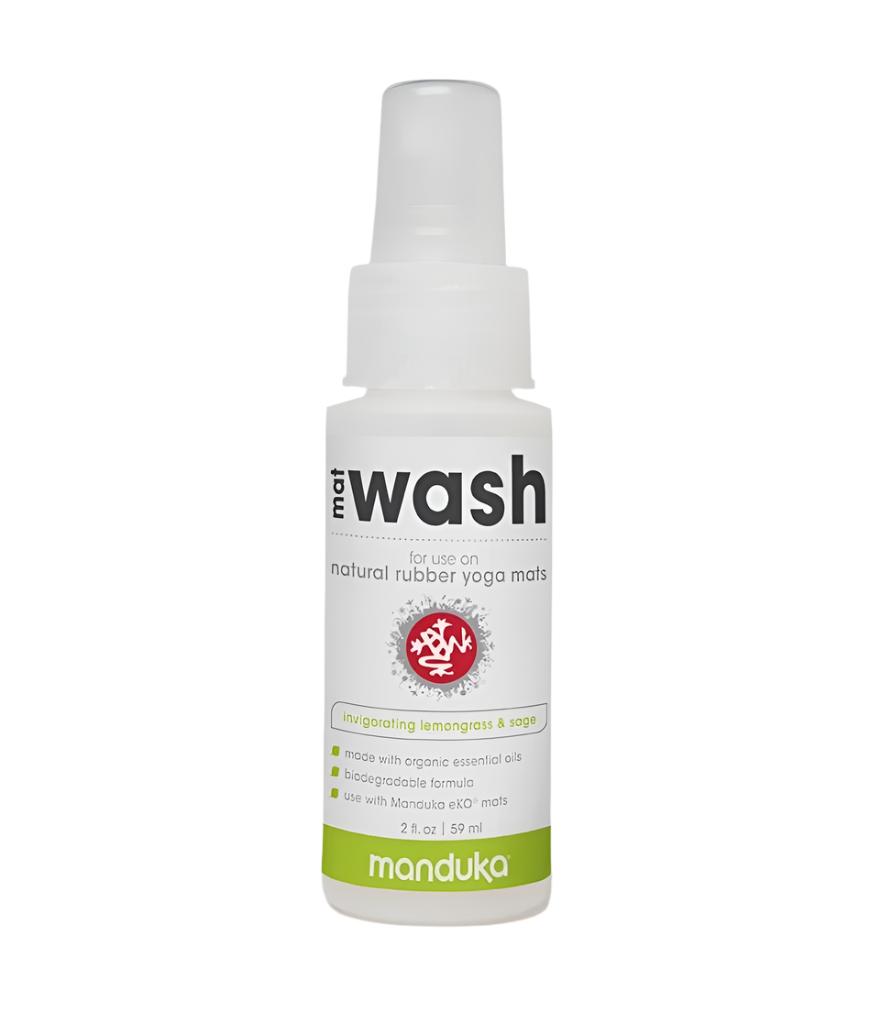 Manduka Mat Wash - Natural Rubber - Lemongrass & Sage - 59ml bottle | Eco Yoga Store