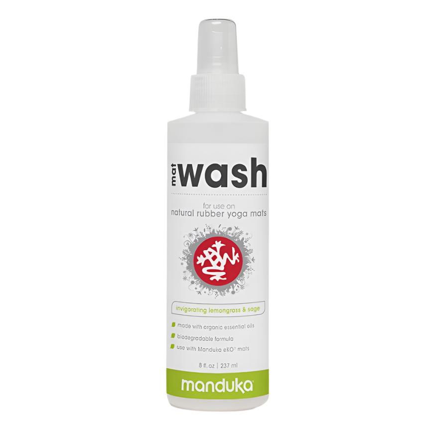 Manduka Mat Wash - Natural Rubber - Lemongrass & Sage - 237ml bottle | Eco Yoga Store