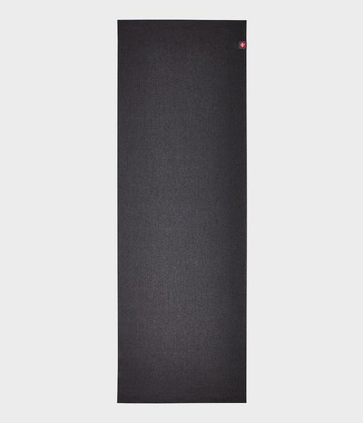 Manduka eKO Superlite 1.5mm Yoga Mat - Black - lying flat | Eco Yoga Store